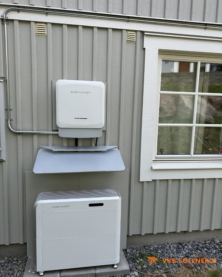 SigenStor utomhusinstallation